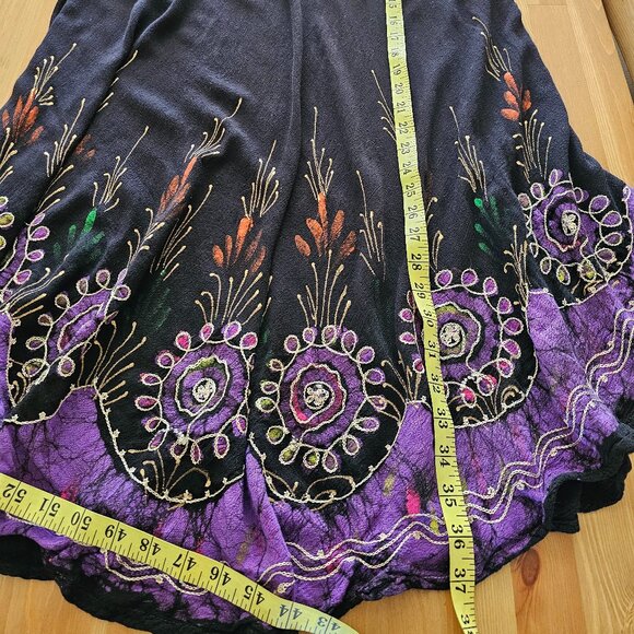 Women Hindus Summer short Sleeve Dress - Picture 6 of 12